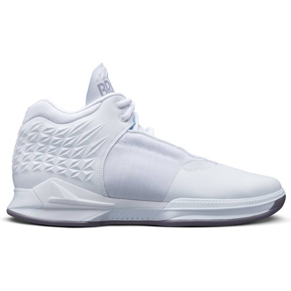 Brandblack J Crossover 2.5 Basketball Sneakers White Gray Men’s Size 11.5